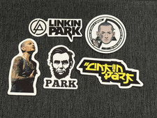 Lot 5 LINKIN PARK 1 1/8" to 3" Band Logo STICKERS Fast FREE SHIP Chester