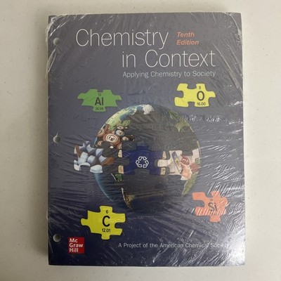 Chemistry in Context 10th Edition 2020 Loose Leaf Sealed Connect Access Code