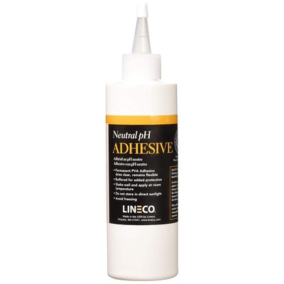 Lineco Neutral pH Adhesive, Acid-Free PVA Formula Water Soluble Dries Clear and