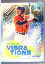 2022 Bowman Jairo Pomares #VV-18 Giants Virtuosic Vibrations