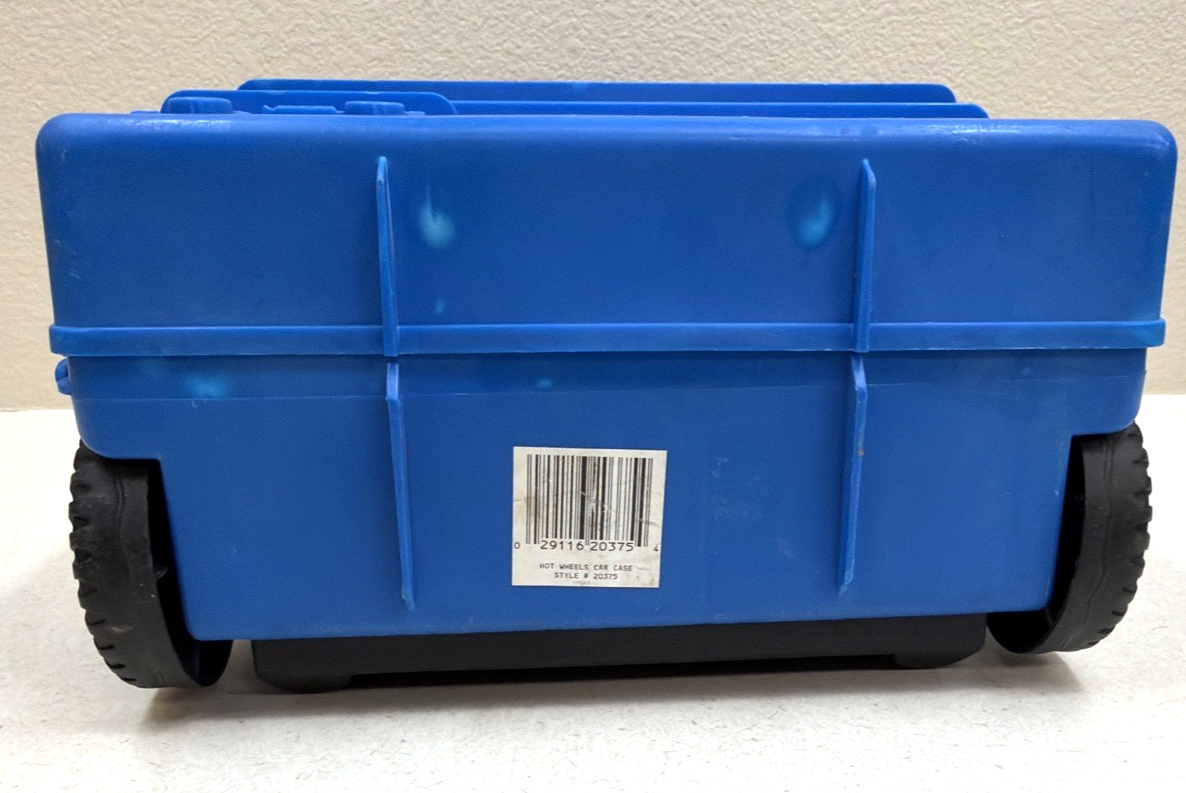Vintage 1990's HOT WHEELS Car Rolling Carrying Case 20375 ONLY