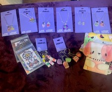New Claire  s Best Friends Huge Lot Necklaces Diary Key Book bag Patch 28 Pieces