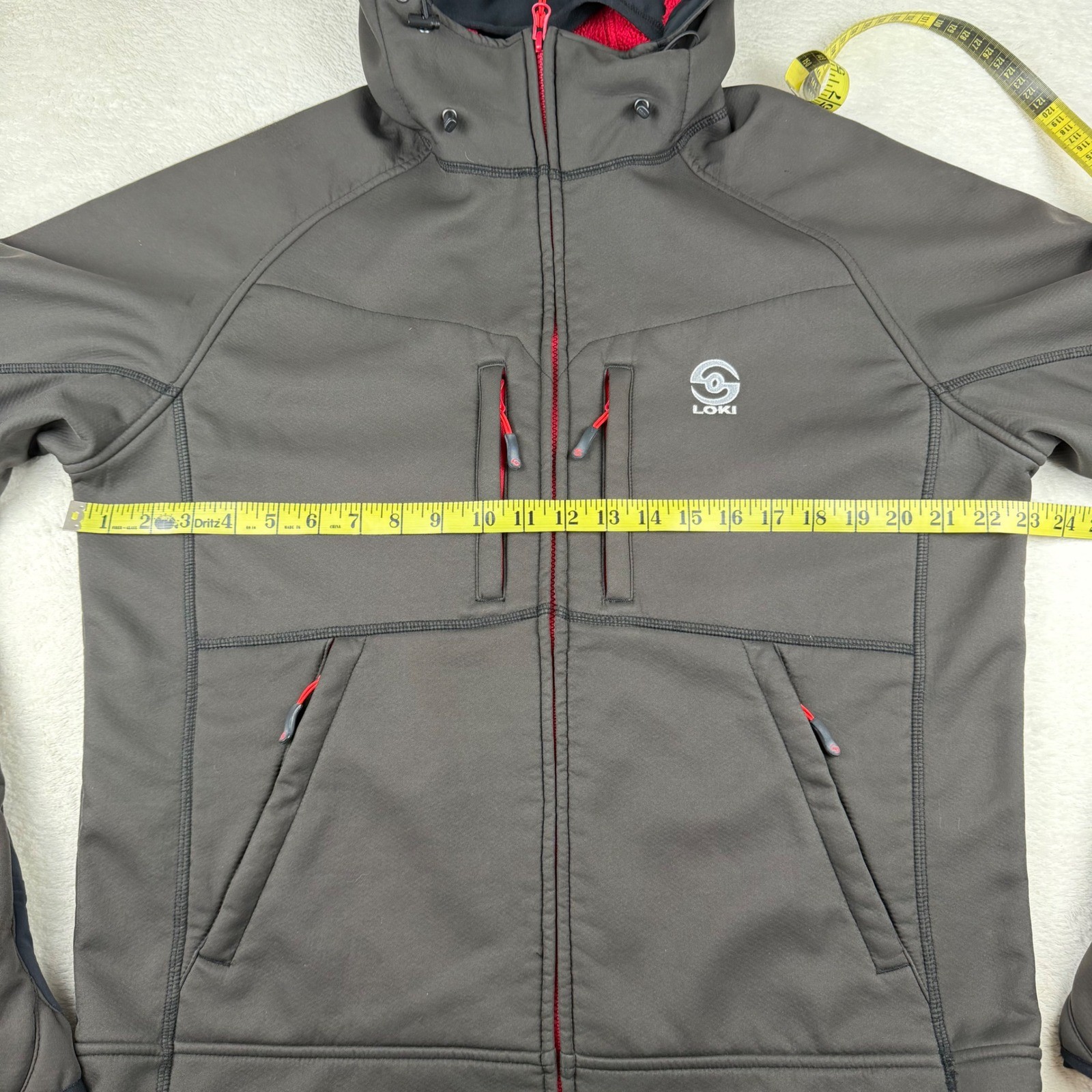 Loki Lined Softshell Brown/Red Mountain Jacket Me… - image 18