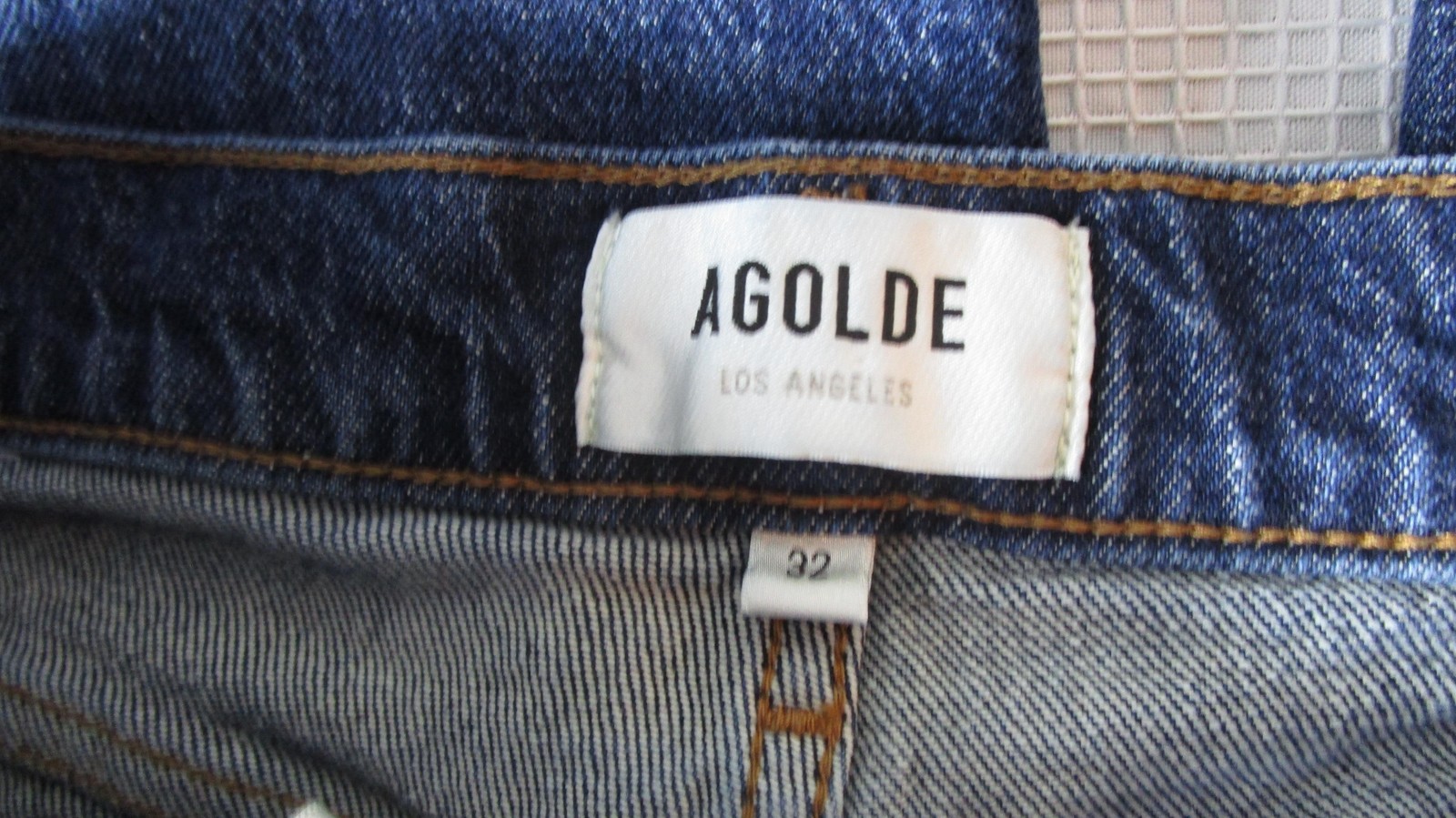 AGOLDE Jeans Mens 32x30 Blue Dark Wash Wide Leg Denim Baggy Relaxed Fit Casual