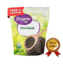 Great Value Organic Chia Seeds 32 oz 907 g USDA Organic, Gluten-Free