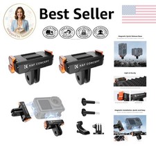 Dual-Claw Magnetic Adapter for Versatile DJI Osmo Action 3/4/5 Pro Mounting