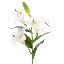 Sztuczne kwiaty lilii realistycznie trwała elegancka dekoracja, 2 sztuki