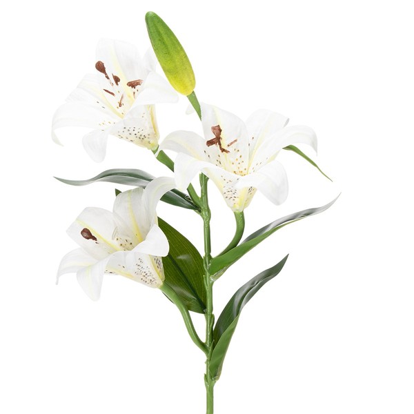 KüNstliche LilienblüTen Realistisch Langlebig Elegante Dekoration, 2 StüCk-image