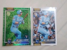 2026 Topps Series 1 Jac Caglianone Rookie Green Easter Foil + Base Rc#138