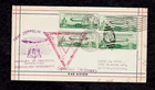 KAPPYS USA #C18 BLOCK OF FOUR ON 1933 ZEPPELIN FLIGHT COVER  KP113