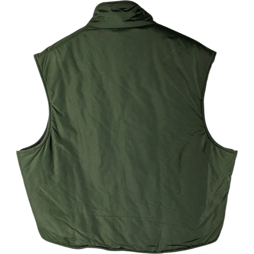 R&R Uniform Vest Mens 2XL Green Fleece Lined Made USA Border Patrol Thinsulate - Image 3 of 4