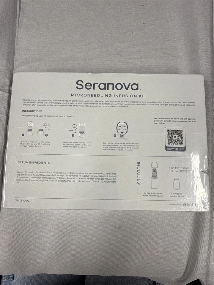 Seranova Microneedling Infusion Kit – Anti-Aging Solution – 3 Month Supply - Image 3 of 4