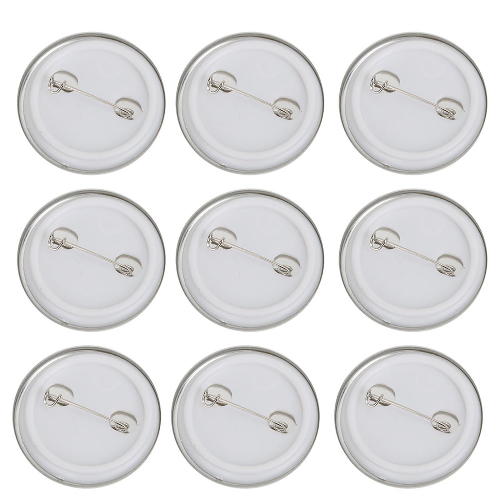 100 Sets Durable Badge Parts For DIY Crafts With 37mm Badge Making Supplies New