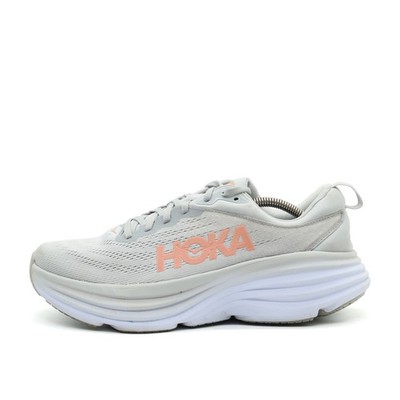 Hoka One Damen Bondi 8 Schuhe weiß Mesh Low-Top ämpfung Laufschuhe EU 42 