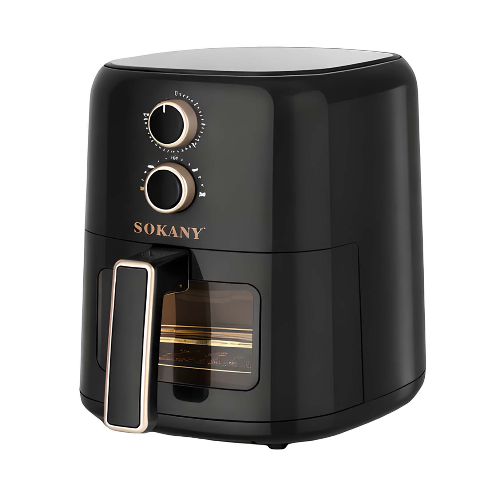 Friteuse sans huile Sokany 5L à thermostat réglable 200°C pour cuisson saine