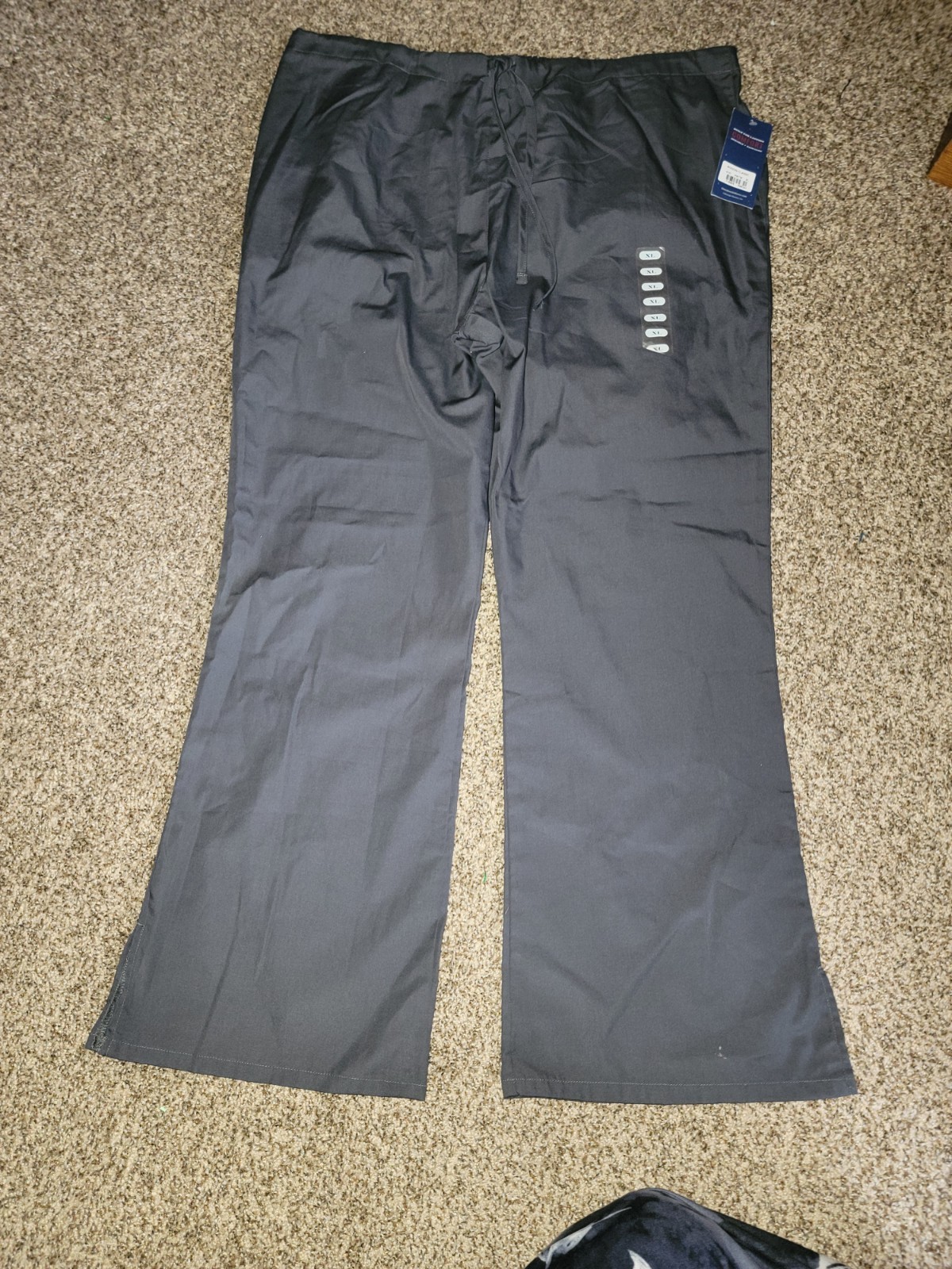 Cherokee Workwear Womens 3 Pocket Scrub Pants Gray Xlarge Reg 30"  4101 NEW