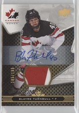 2018 Team Canada Juniors Premium Swatch 185/199 Blayre Turnbull #70 Auto 0o5t