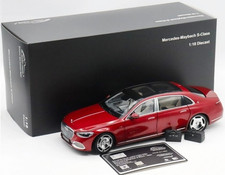 Almost Real 1/18 Mercedes Benz Maybach S680 2021 Red S Class Diecast Car Model