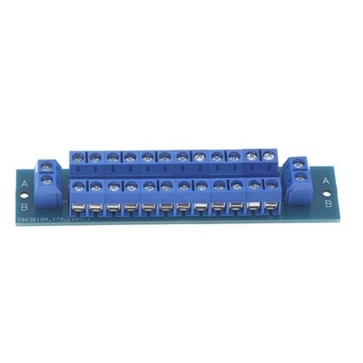 Positive Negative Terminal Board for Electronics Project 2Input to 2x13 Output