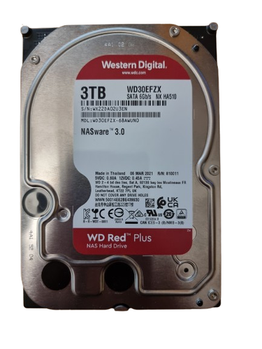 Western Digital WD Red Plus 3TB NAS Festplatte – WD30EFZX – Ungeprüft