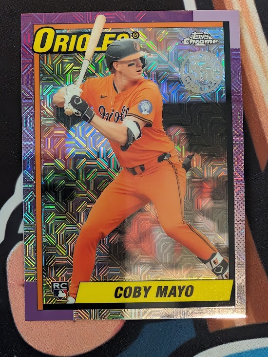 2025 Topps Update 1990 Chrome Silver Pack Coby Mayo #U90C-51 (RC) MOJO *JQK*