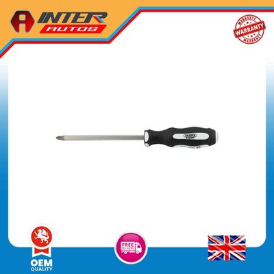Draper Expert 'Pound Thru' Cross Slot Soft Grip Screwdriver, No.3 x 150mm 35225