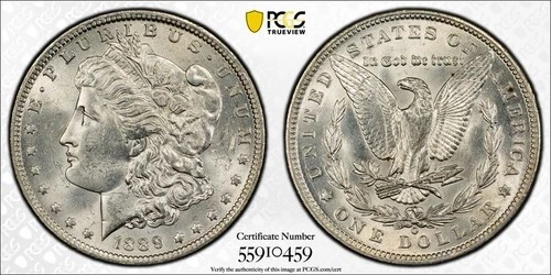 1889-O $1 Silver Morgan Dollar PCGS MS62 #0459