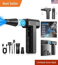 Brand New Compressed Air Duster -Mini Blower Turbo Fan, 150000RPM, Cordless, ...