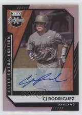 2021 Panini Elite Extra Edition Signatures CJ Rodriguez #158 Auto 0q1p