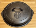 Griswold #7 Cast Iron Button Logo Skillet Lid with "Ears"
