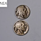 1918-D+1920-D Buffalo Nickel Set/Lot ~ Semi-Key Dates! ~ ZBL70