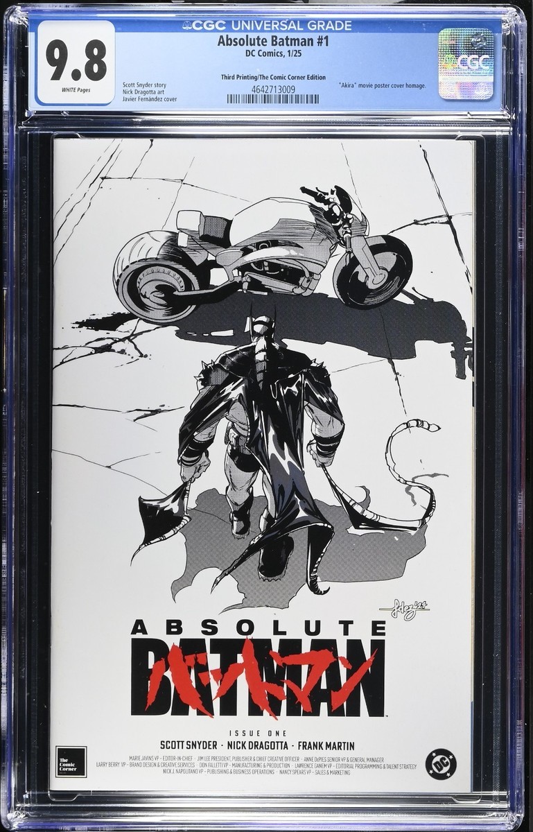ABSOLUTE BATMAN #1 - 3RD REPRINT JAVIER FERNANDEZ SKETCH VARIANT