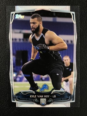 2014 Topps #343 Kyle Van Noy Rookie Black /59 Detroit Lions