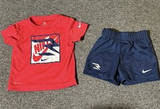 Nike T-Shirt  Shorts Set 12 Months Boy Toddler