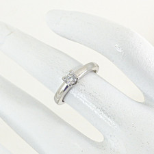 18ct Gold Diamond Ring Solitaire White Wedding 0.25ct Hallmarked Size I