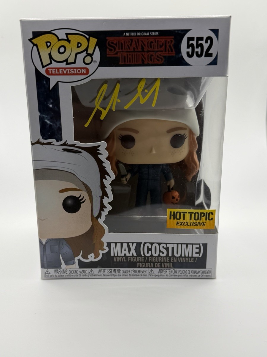 Funko Pop! Stranger Things: Max (Costume) #552 Rare Signed Sadie