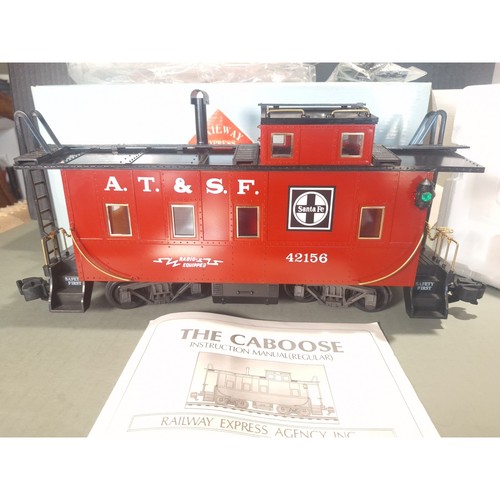 Railway Express Agency A.T.&S.F. 42156 Caboose escala G Polk’s REA NOS en caja | Zustand: New