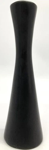 Mid Century Matte Black 8" Tall Vase by Van Briggle 1930's