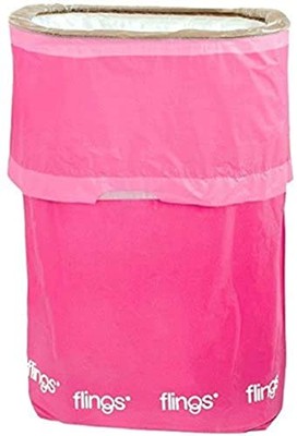 Flings Pop-Up Trash Bin- 13 Gallons | Bright Pink | 1 Pc.