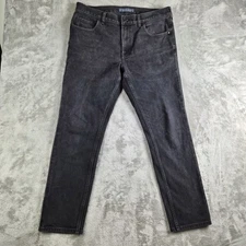 Everlane Jeans 35x30 Black Denim Uniform The Slim 4 Way Stretch Organic Cotton