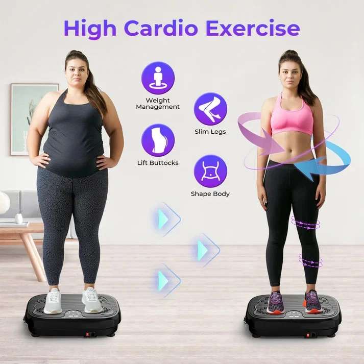 Relife Vibration Plate Exercise Machine Whole Body Workout Power Fitness Platfor - Image 3 of 4