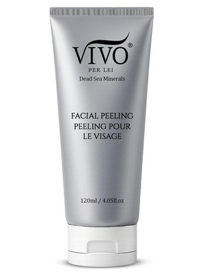 Vivo Per Lei Facial Peeling Gel with Dead Sea Minerals for Face - 4.05 Fl. oz