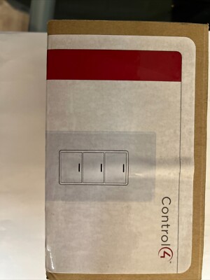 Control4 Wireless 3-Button Keypad C4-KP3-Z-WH White