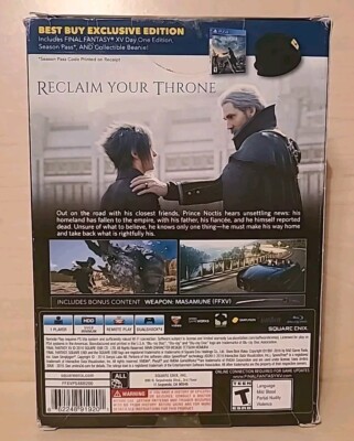 Final Fantasy 15 XV Best Buy Beanie Exclusive Edition PS4