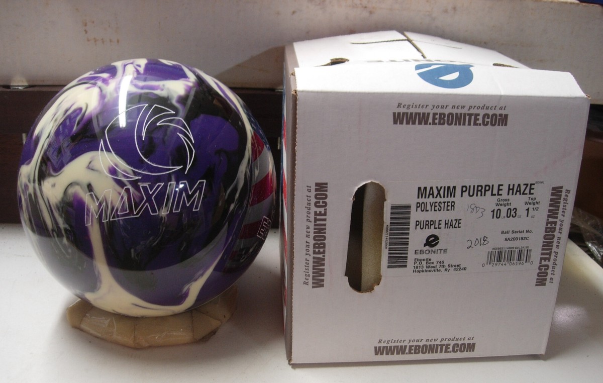 Sho→boh vol.18 10#3oz TW 1.5 Kentucky USA 2018 Ebonite MAXIM PURPLE HAZE
