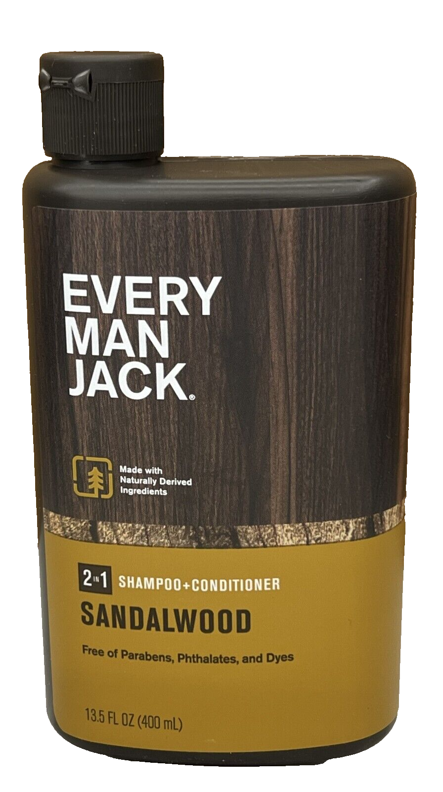 Every Man Jack Sandalwood  2 in 1 Sampoo & Conditioner 13.5 oz