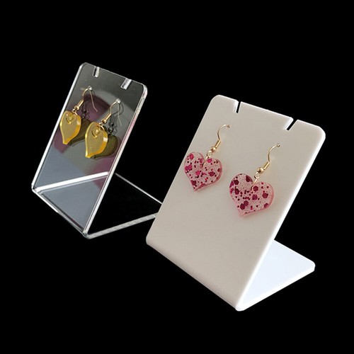 Acrylic Stud Earring Display Stand Jewelry Storage Holder Rack Shop Showcase - Picture 2 of 17