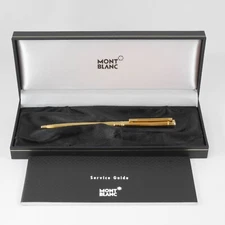 Montblanc Noblesse Gold Plated Ballpoint Pen (NEAR MINT) with Box FREE SHIPPING