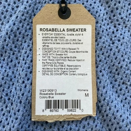 Prana Women's Rosabella Sweater Blue M