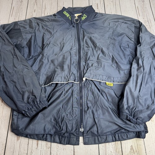 Vintage Asics Retro Full Zip Windbreaker GoreTex Vented Jacket Mens Medium Blue - 第 1/15 張圖片